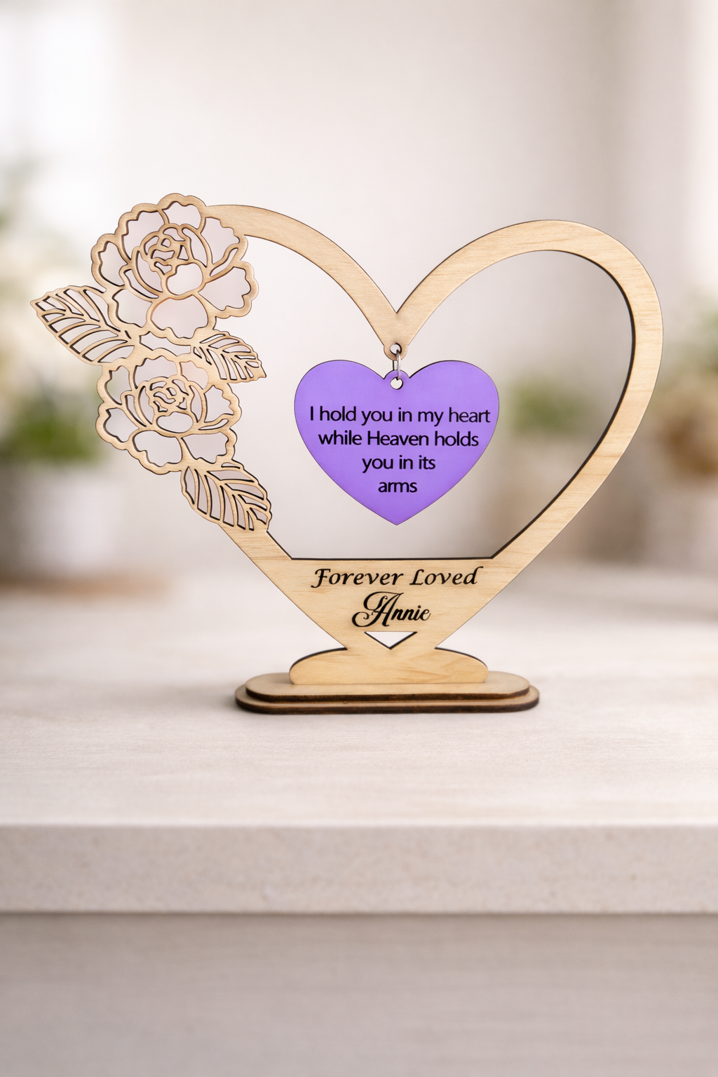 Memorial Hanging Heart