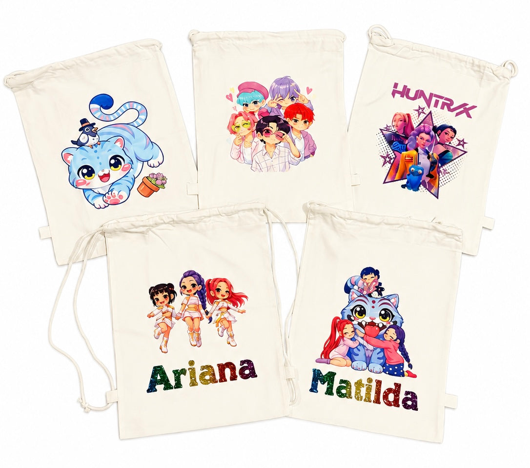 Personalised Library & Sheets Bag