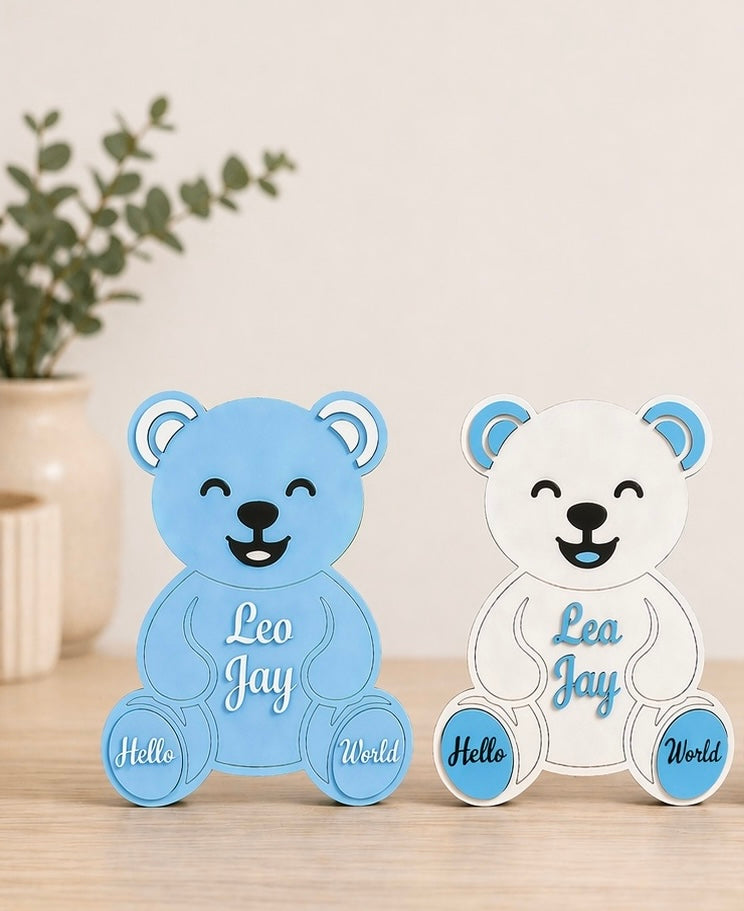 Birth Announcement Bears